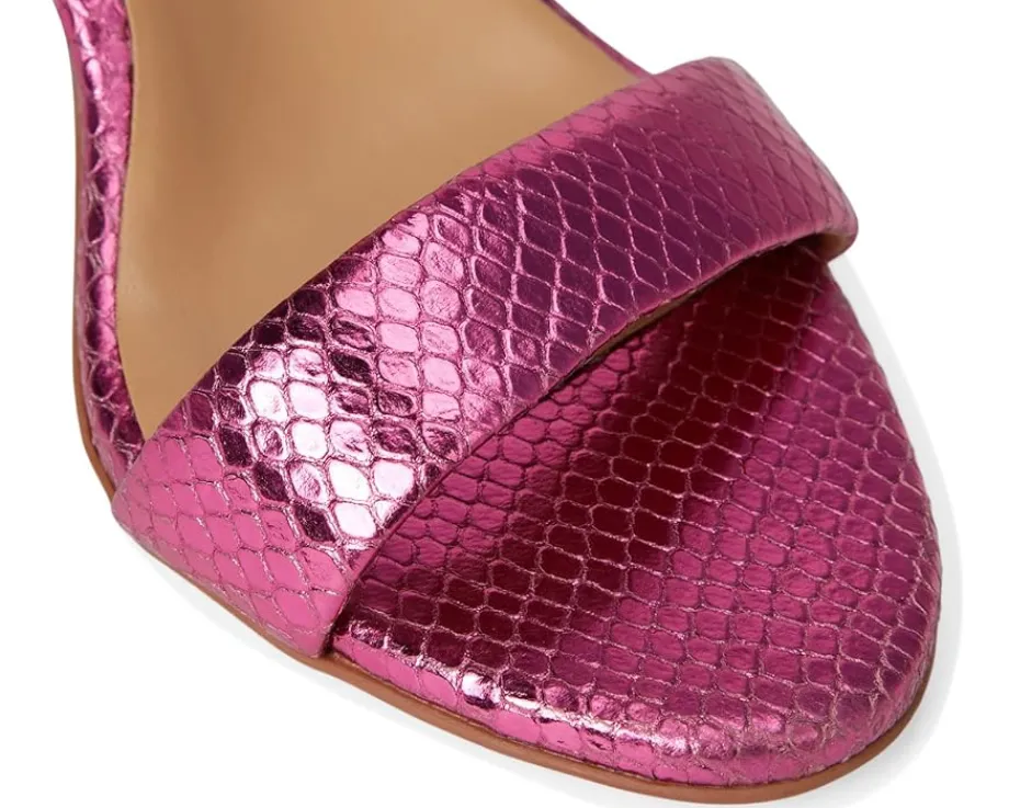 Naturalizer Vera Pink Metallic Snake Print Leather Discount