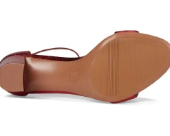 Naturalizer Vera Red Metallic Snake Print Leather Online