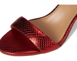 Naturalizer Vera Red Metallic Snake Print Leather Online