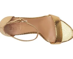 Naturalizer Vera Yellow Metallic Snake Print Leather Discount