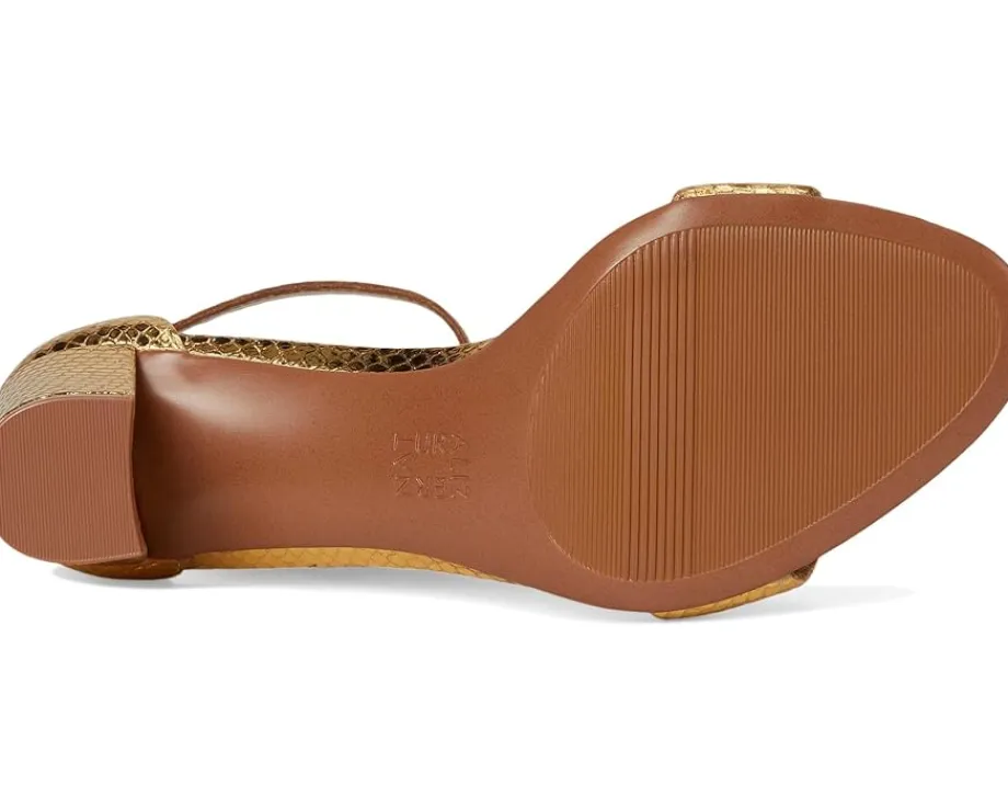 Naturalizer Vera Yellow Metallic Snake Print Leather Discount