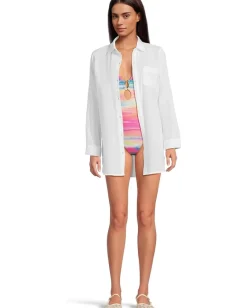 BECCA Verano Evelynn Buckle Plunge One Piece Mutlicolor Clearance