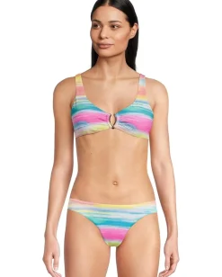 Women BECCA Verano Stephanie Buckle Scoop Neck Bralette