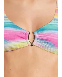 Women BECCA Verano Stephanie Buckle Scoop Neck Bralette