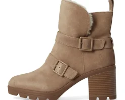 Naturalizer Verney-Moto Bootie - Water Repellent Warm Brown Sale