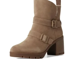 Naturalizer Verney-Moto Bootie - Water Repellent Warm Brown Sale