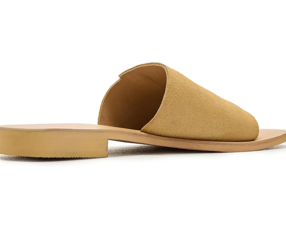 Free People Verona Slides Oiled Sun Butter Sue
