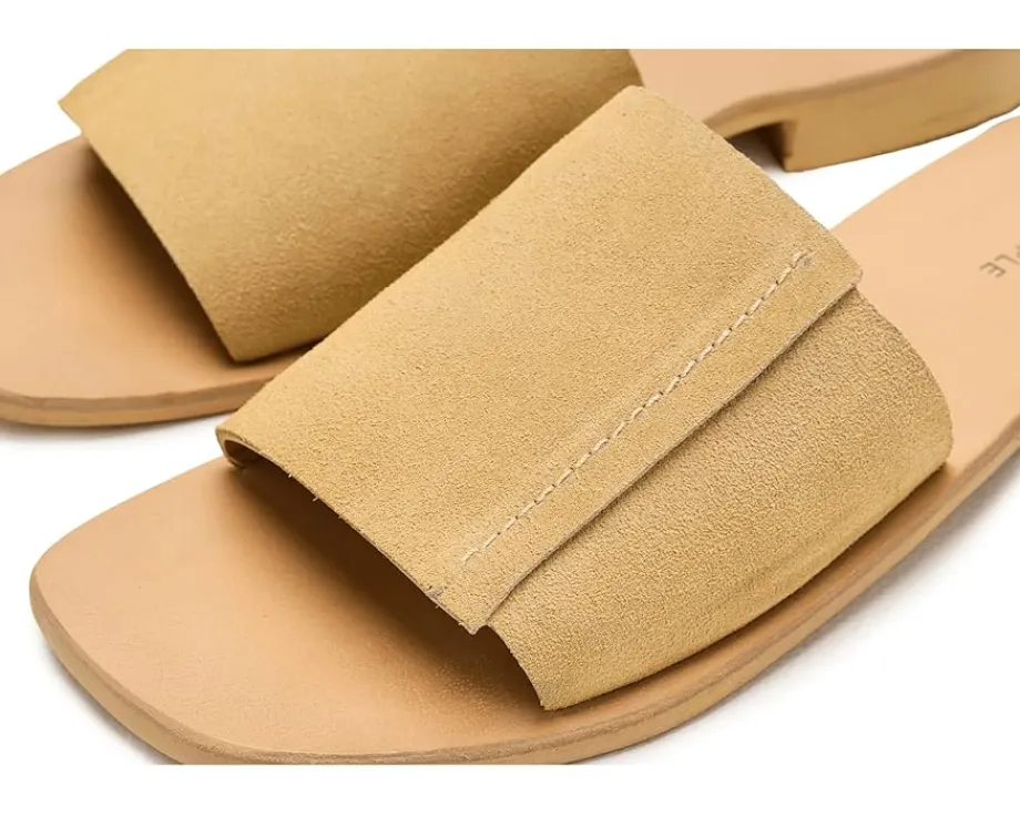 Free People Verona Slides Oiled Sun Butter Sue