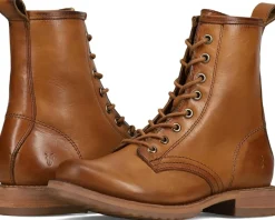 Frye Veronica Flex Combat Caramel Hot