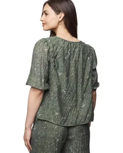 Women Splendid Versailles Floral Blouse