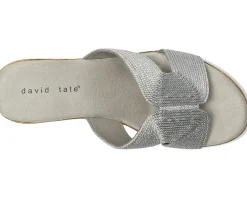 David Tate Vibe Silver Rayon Fabric