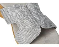 David Tate Vibe Silver Rayon Fabric