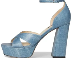 Nine West Vicky Light Blue Denim Discount