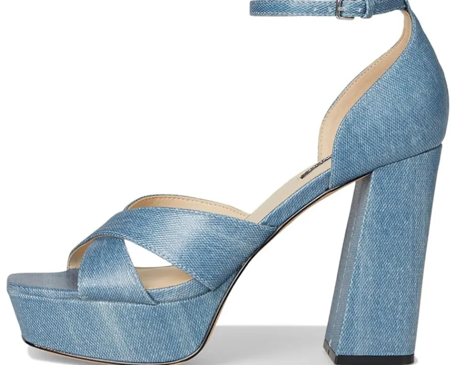 Nine West Vicky Light Blue Denim Discount