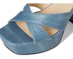 Nine West Vicky Light Blue Denim Discount