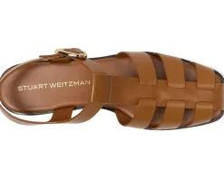 Stuart Weitzman Villa Fshrmn Sandals Macchiato Online