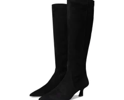 Stuart Weitzman Vinnie Zip Boots 50 Black New