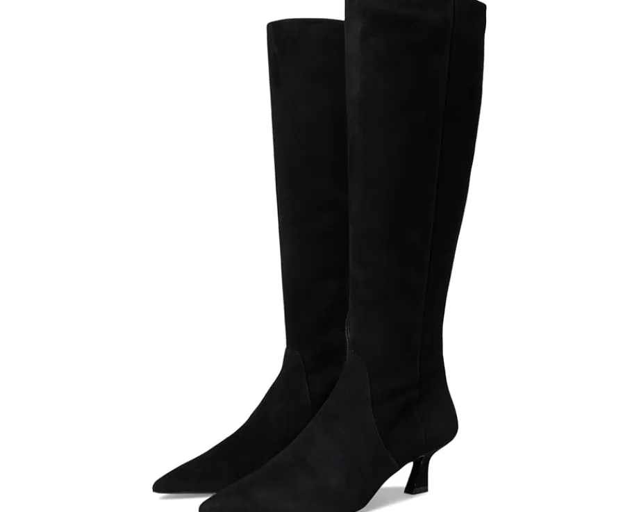 Stuart Weitzman Vinnie Zip Boots 50 Black New