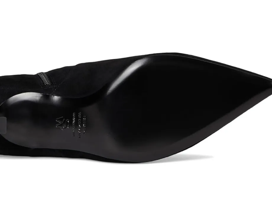 Stuart Weitzman Vinnie Zip Boots 50 Black New