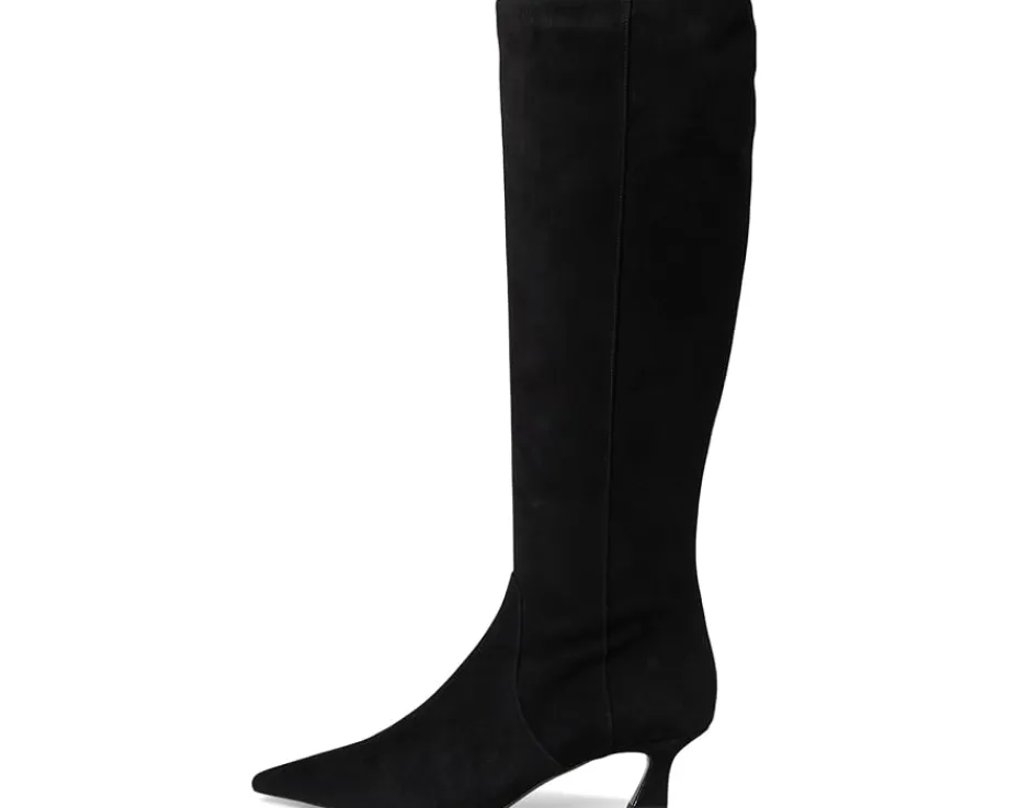 Stuart Weitzman Vinnie Zip Boots 50 Black New