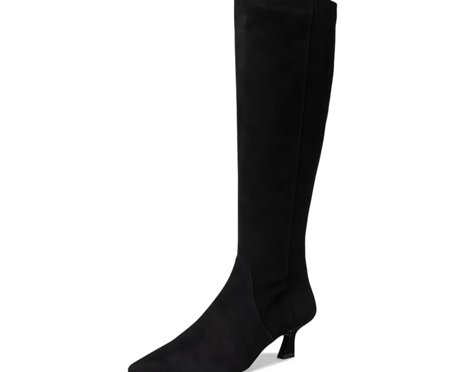 Stuart Weitzman Vinnie Zip Boots 50 Black New