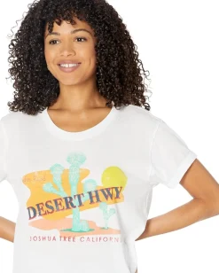 Women Chaser Vintage Jersey Cap Sleeve Tee