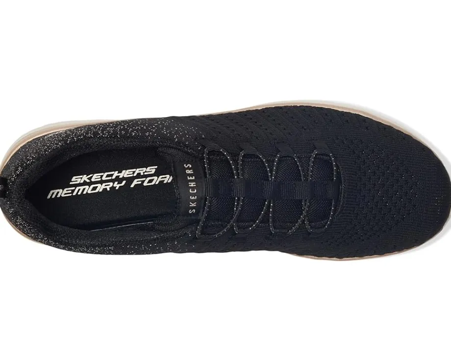 SKECHERS Virtue Lucent Black Rose Gold Hot