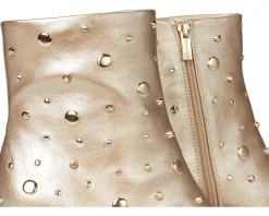 Jessica Simpson Viviana Kitten Heel Studded Bootie Gold Sale