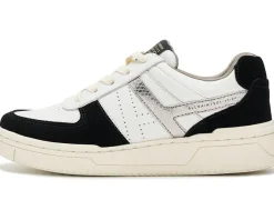 AllSaints Vix Suede Sneakers White/Black Hot