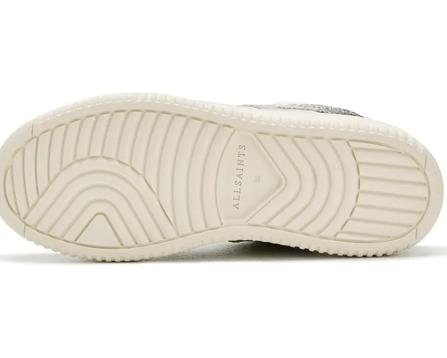 AllSaints Vix Suede Sneakers White/Black Hot