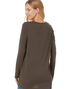 Eileen Fisher V-Neck Tunic Wren Discount