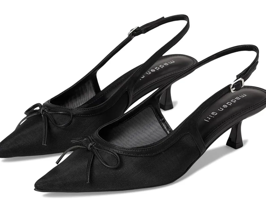 Madden Girl Vogue-M Black Mesh Best