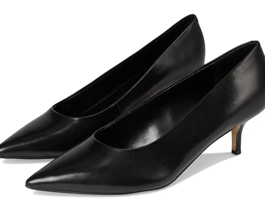 Calvin Klein Voneta Black Leather Outlet