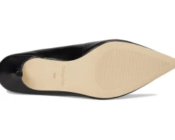 Calvin Klein Voneta Black Leather Outlet