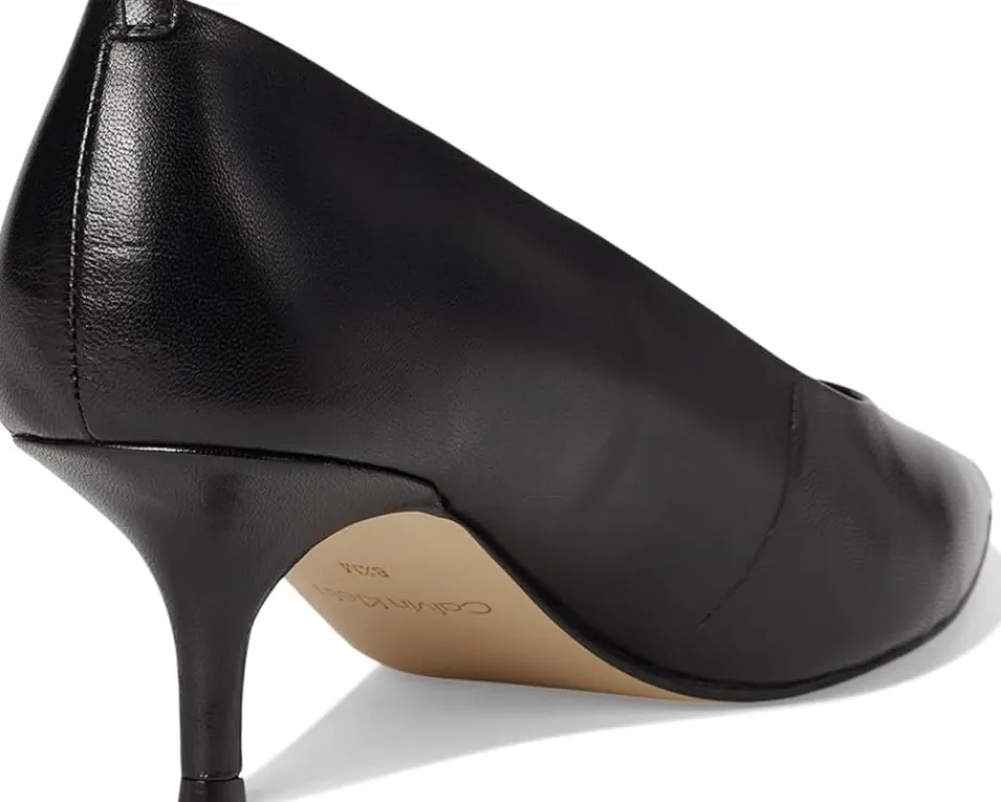 Calvin Klein Voneta Black Leather Outlet