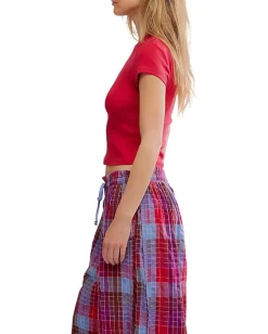 Women Free People Wait A Minute Baby Tee