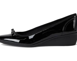 Anne Klein Wales Black Patent Hot