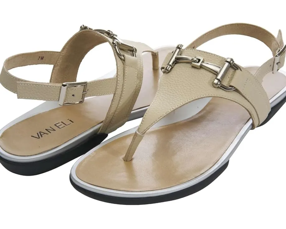 Vaneli Walk Cream Milled Calf