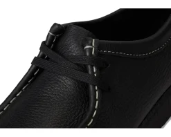 Clarks Wallabee Black Tumbled Leather Outlet