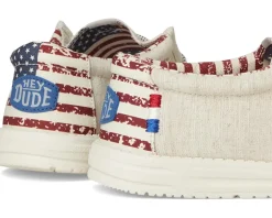 Women Hey Dude Wally Patriotic