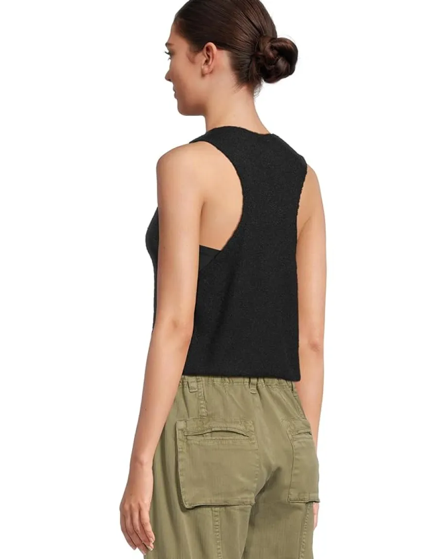 Free People Warm Fluff Crop Black Online