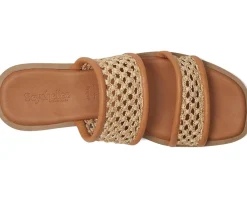 Women Seychelles Water Lilly Leather Slide Sandal