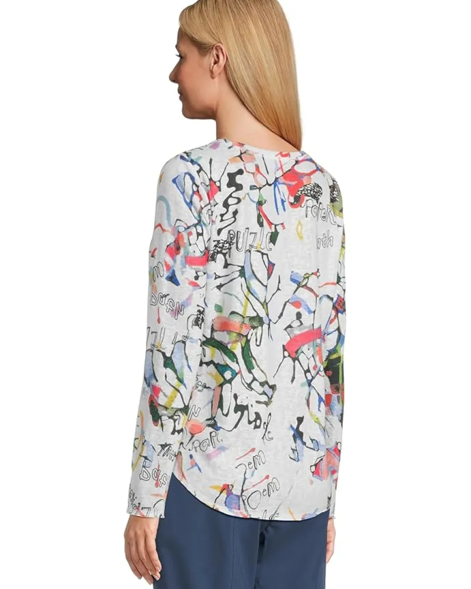 Elliott Lauren Watercolor Blue/Red Clearance