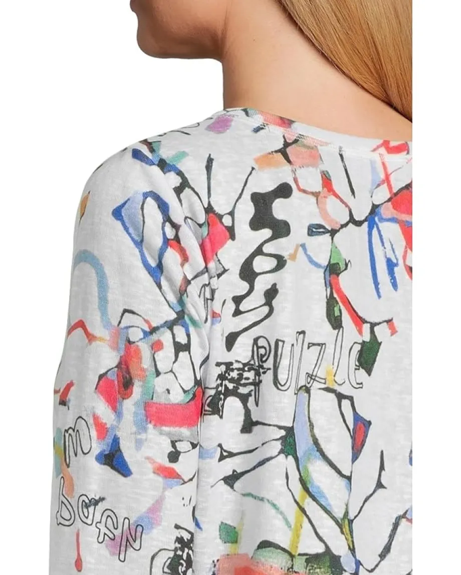 Elliott Lauren Watercolor Blue/Red Clearance