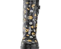Western Chief Waterproof Mid Rain Boot Bloom Bees New