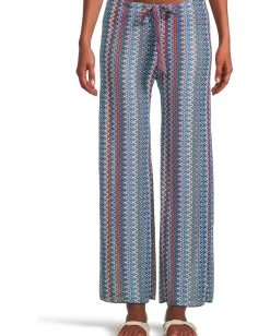 BECCA Waterway Crochet Split Leg Pant Cover-Up Multicolor Discount