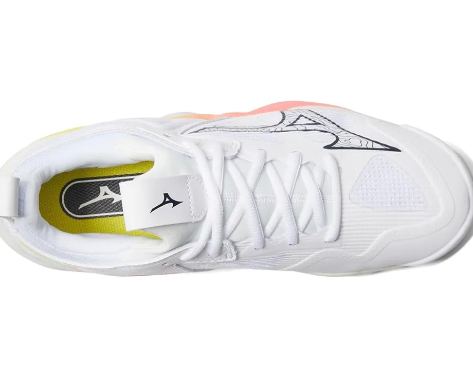 Mizuno Wave Momentum 3 Snow White/High VS Pink Best
