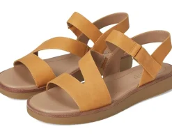 LifeStride Waverly Sandals Inca Gold Faux Leather Sale