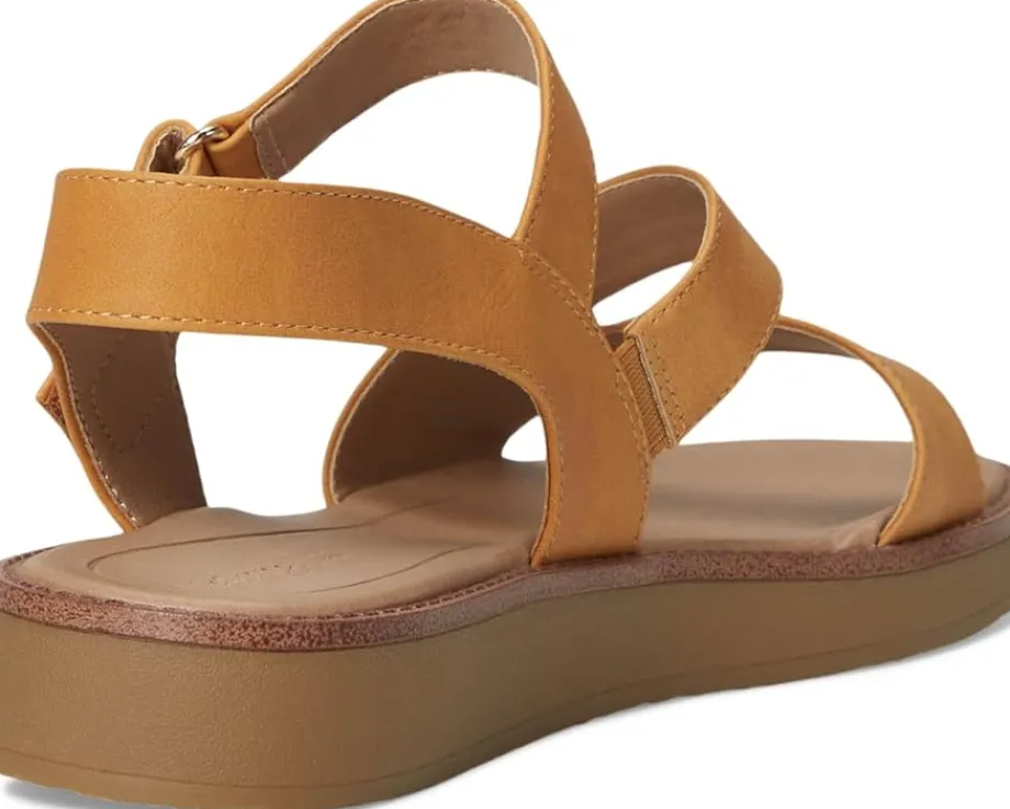 LifeStride Waverly Sandals Inca Gold Faux Leather Sale