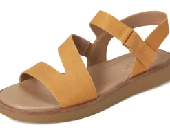LifeStride Waverly Sandals Inca Gold Faux Leather Sale